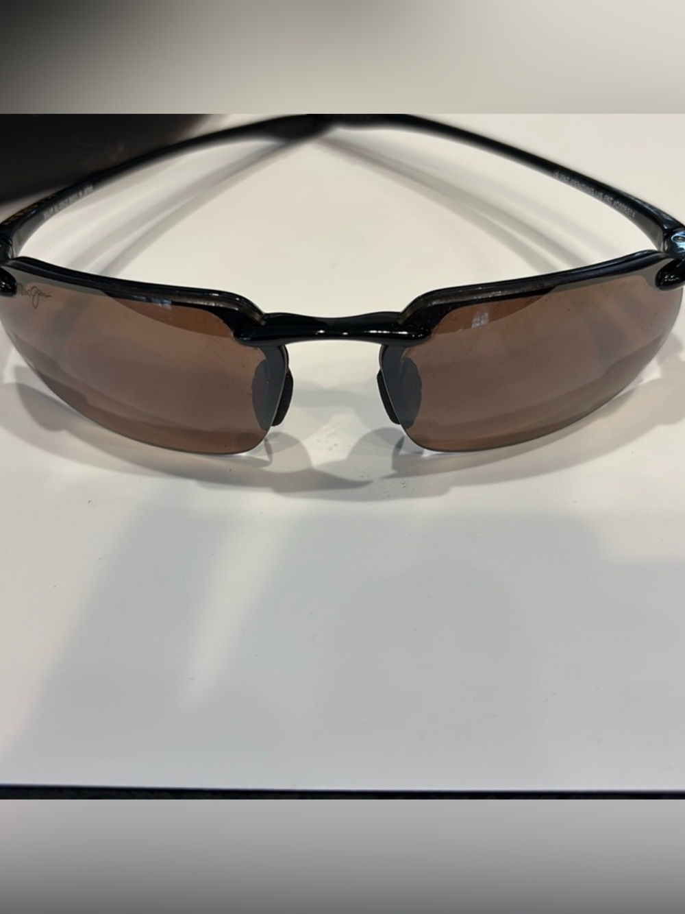 Maui Jim Black and Brown Men's Sunglasses